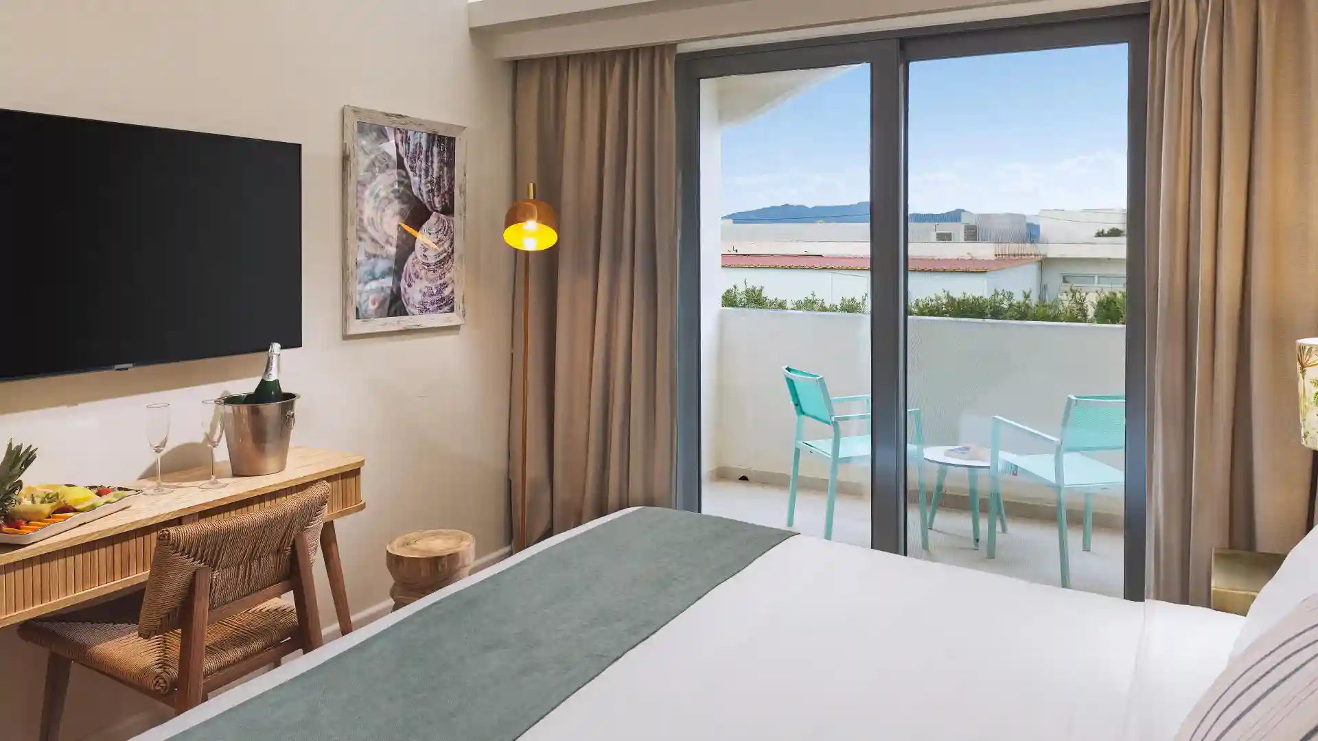 חדר דלוקס עם נוף לגינה 