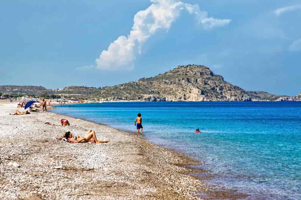 חוף אפנדו (Afantou beach)