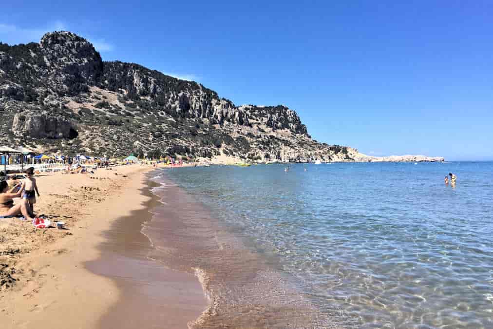 חוף צמביקה (Tsampika beach)