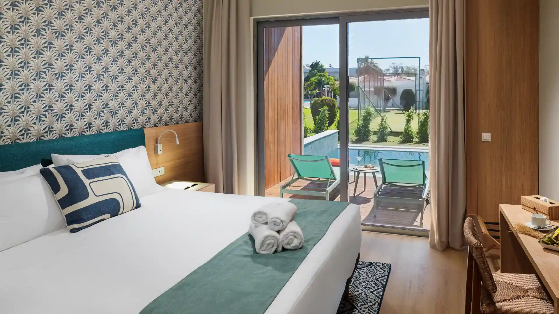 חדר דלוקס עם בריכה פרטית